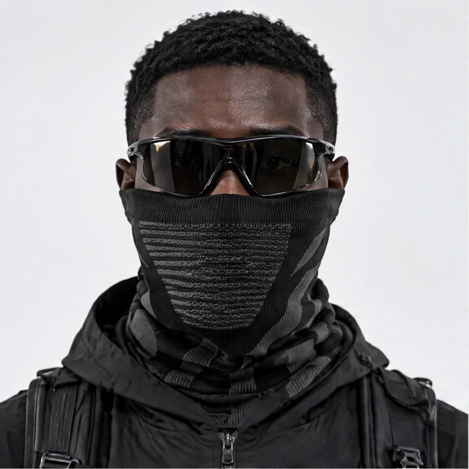 Skirl - Unisex Breathable Multi-Way Neck Gaiter - Dark Grey