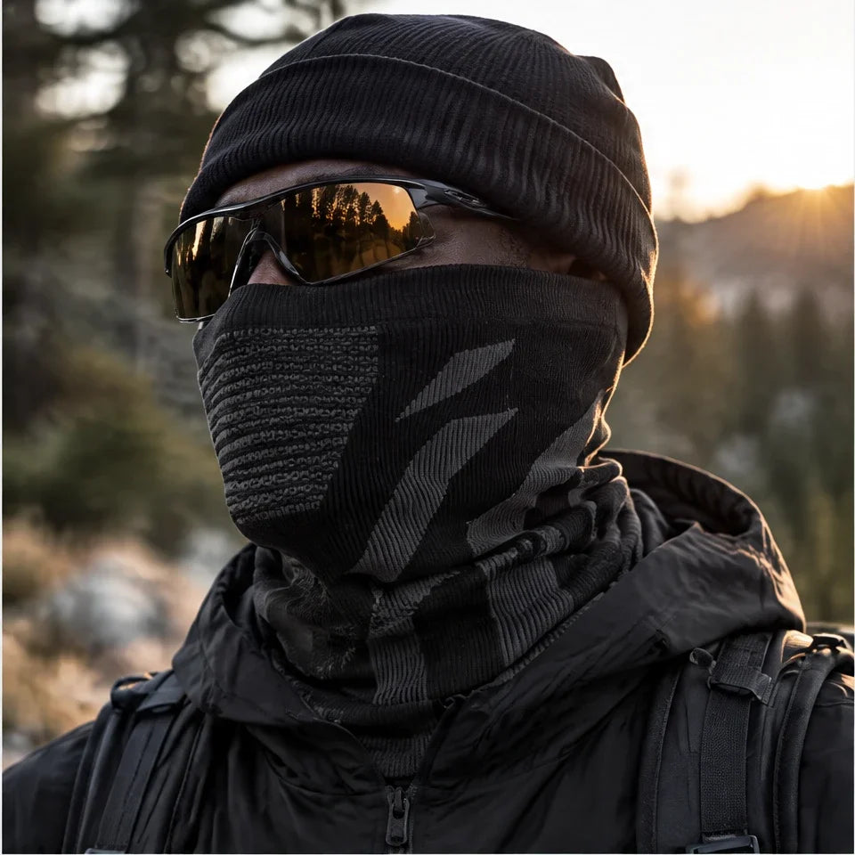 Skirl - Unisex Breathable Multi-Way Neck Gaiter - Dark Grey