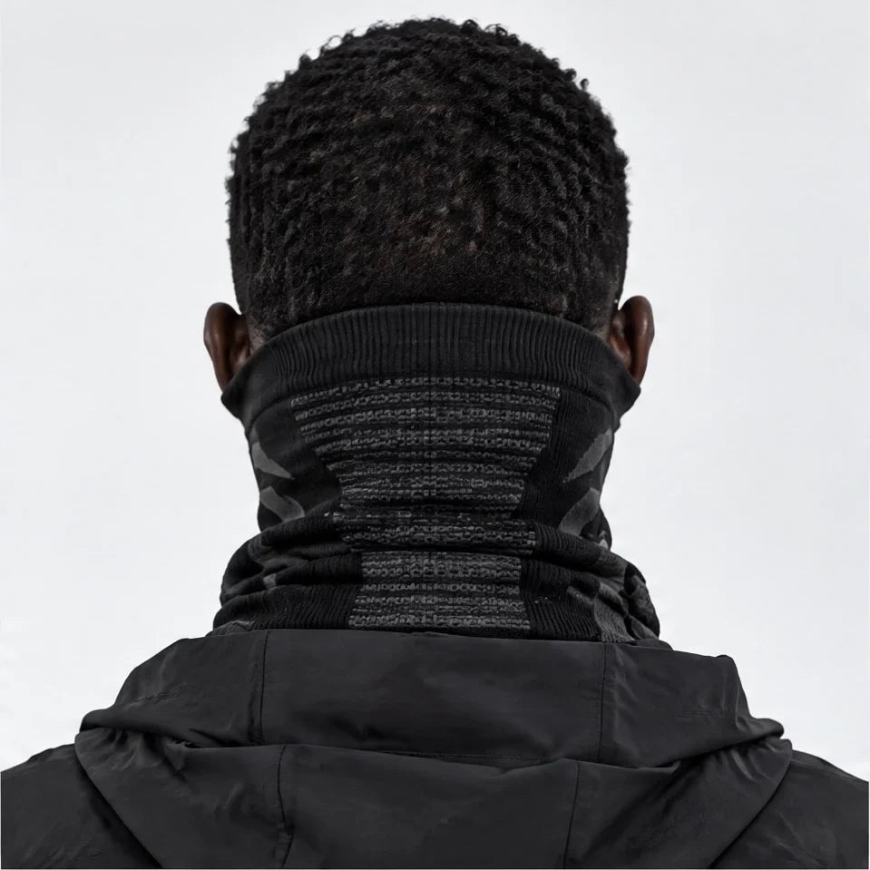 Skirl - Unisex Breathable Multi-Way Neck Gaiter - Dark Grey