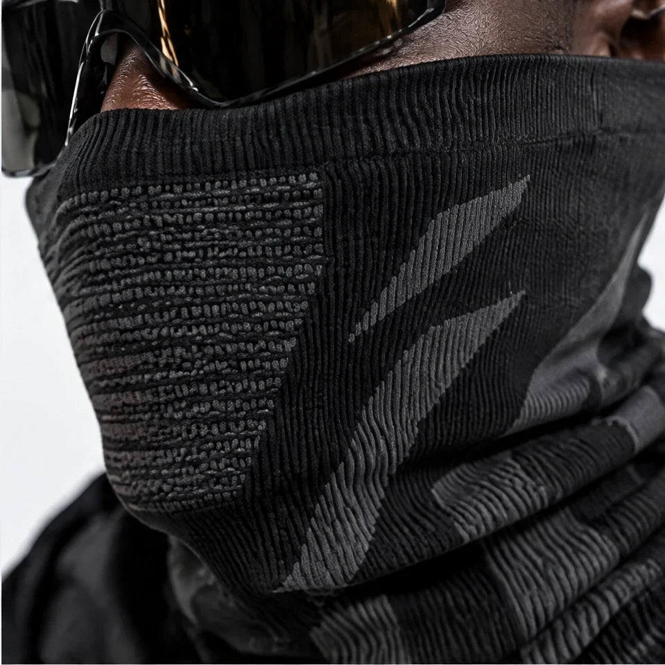 Skirl - Unisex Breathable Multi-Way Neck Gaiter - Dark Grey