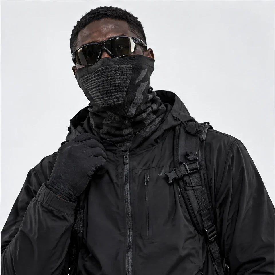 Skirl - Unisex Breathable Multi-Way Neck Gaiter - Dark Grey