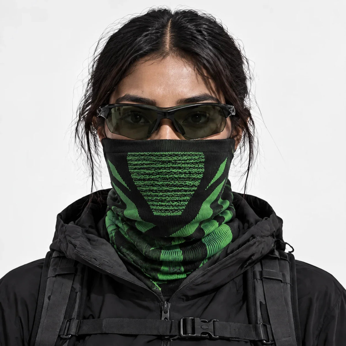 Skirl - Unisex Breathable Multi-Way Neck Gaiter - Green
