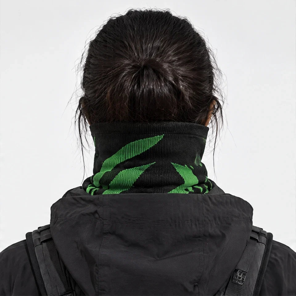Skirl - Unisex Breathable Multi-Way Neck Gaiter - Green