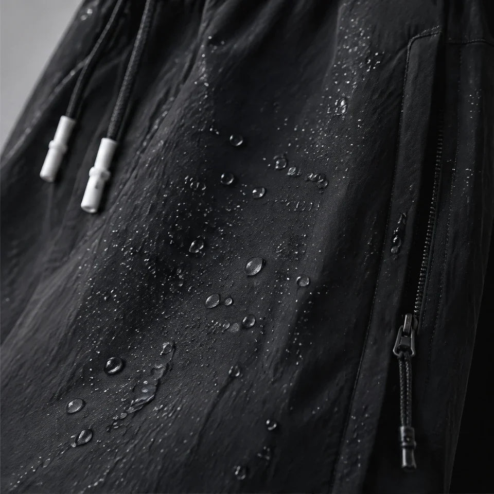 Murk - Unisex Quick-Dry Windproof & Lotus-Effect Waterproof Trousers - Black