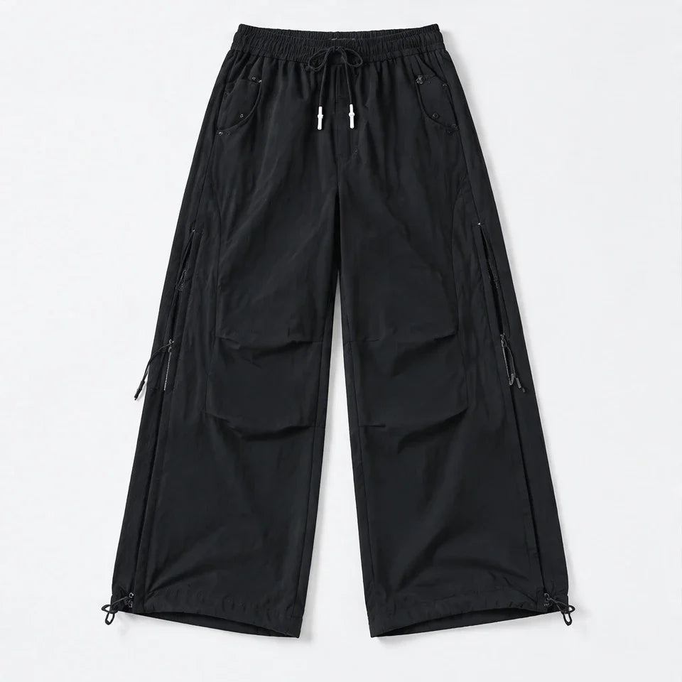 Murk - Unisex Quick-Dry Windproof & Lotus-Effect Waterproof Trousers - Black
