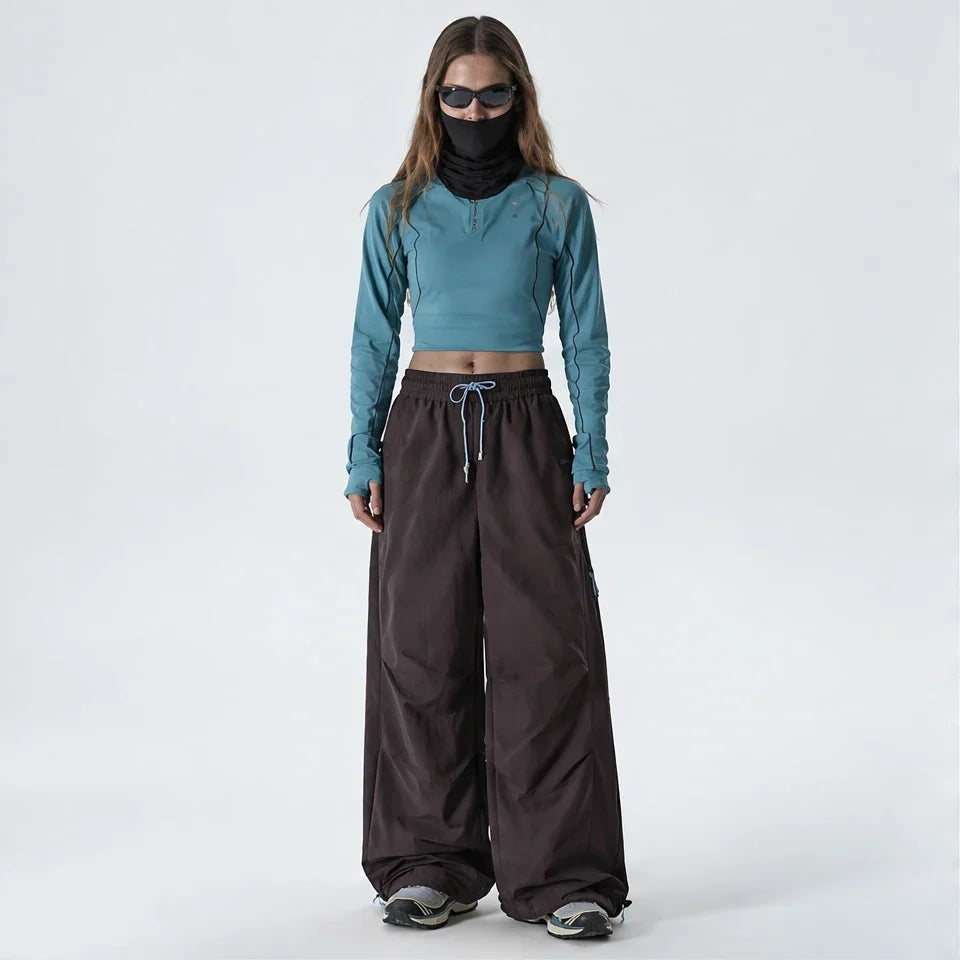 Murk - Unisex Quick-Dry Windproof & Lotus-Effect Waterproof Trousers - Burgundy