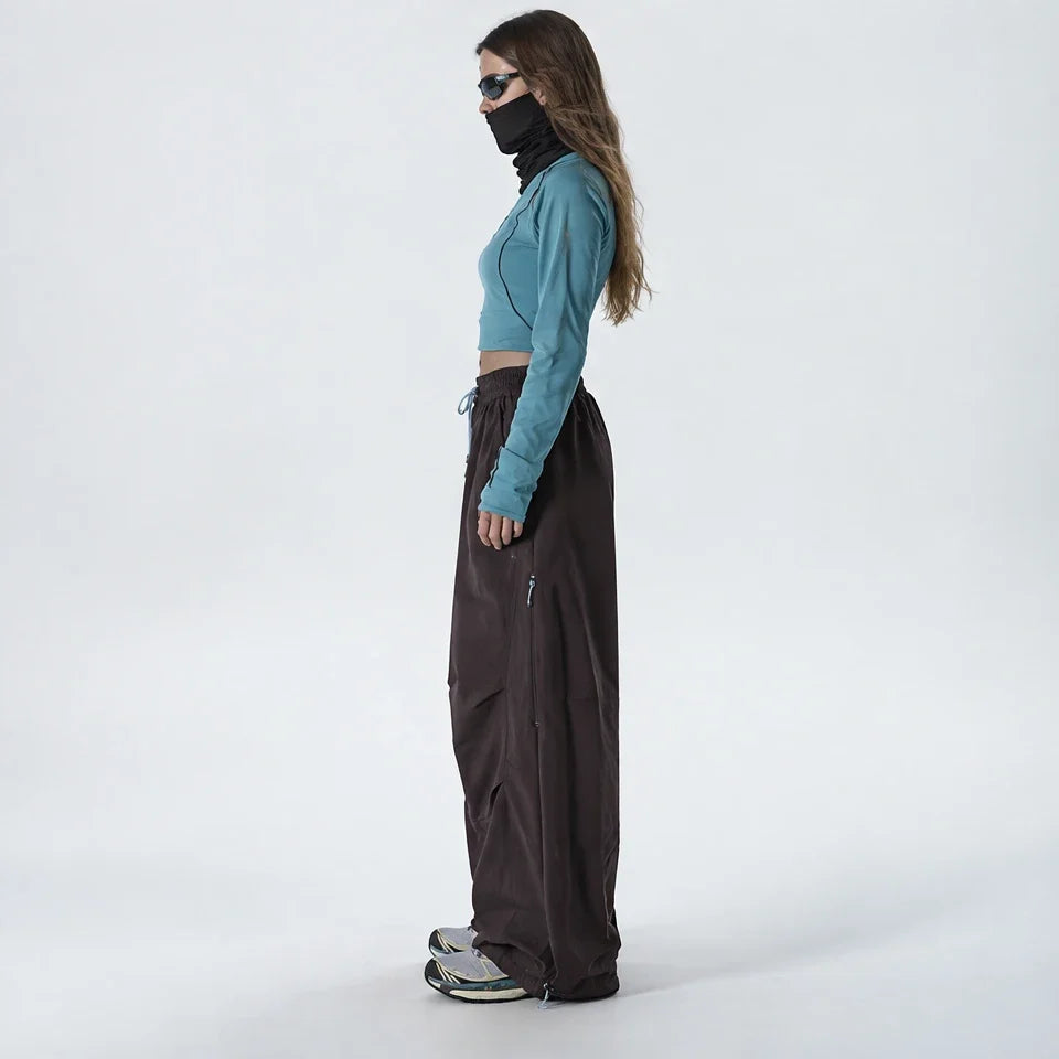 Murk - Unisex Quick-Dry Windproof & Lotus-Effect Waterproof Trousers - Burgundy