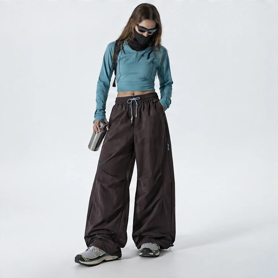 Murk - Unisex Quick-Dry Windproof & Lotus-Effect Waterproof Trousers - Burgundy