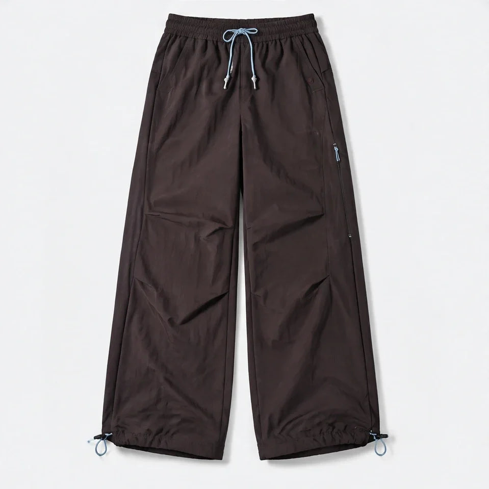 Murk - Unisex Quick-Dry Windproof & Lotus-Effect Waterproof Trousers - Burgundy