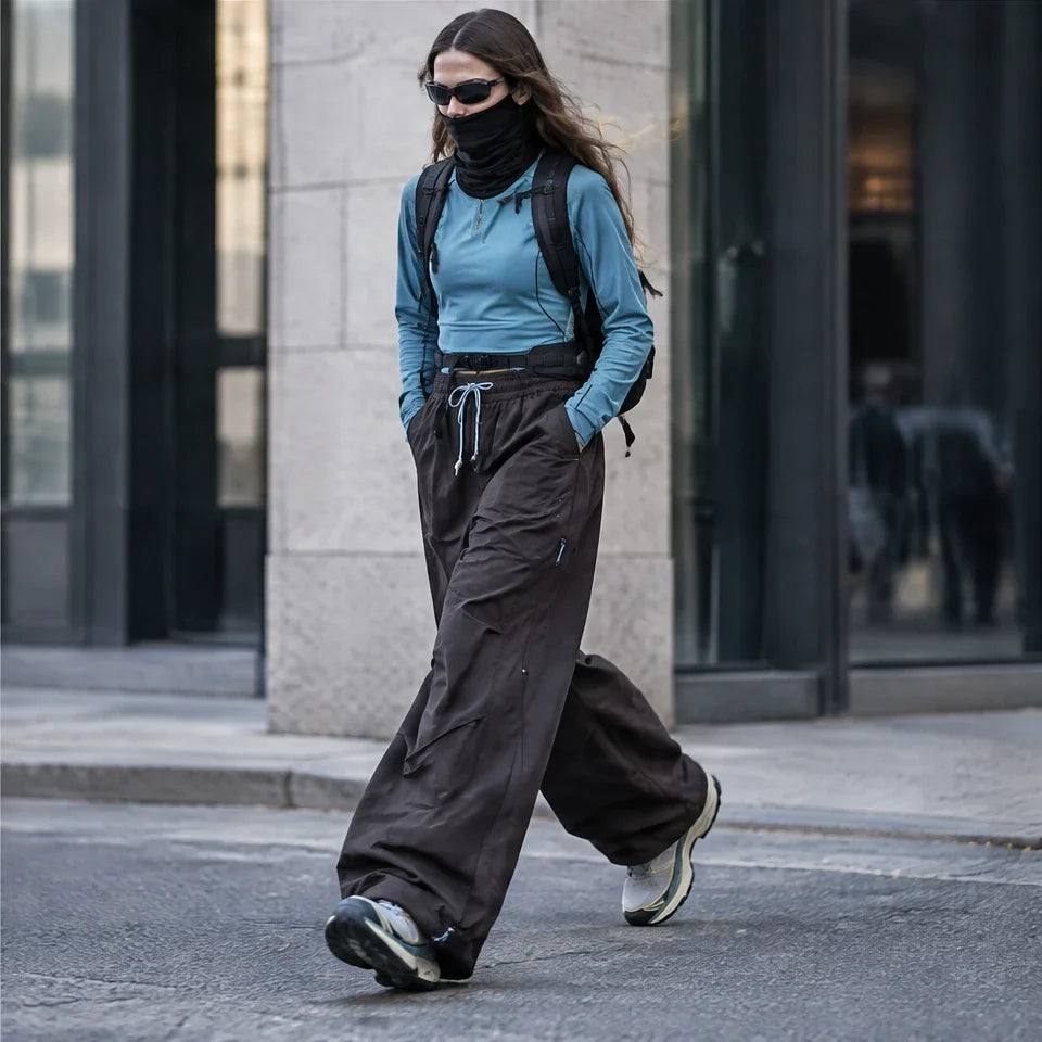 Murk - Unisex Quick-Dry Windproof & Lotus-Effect Waterproof Trousers - Burgundy