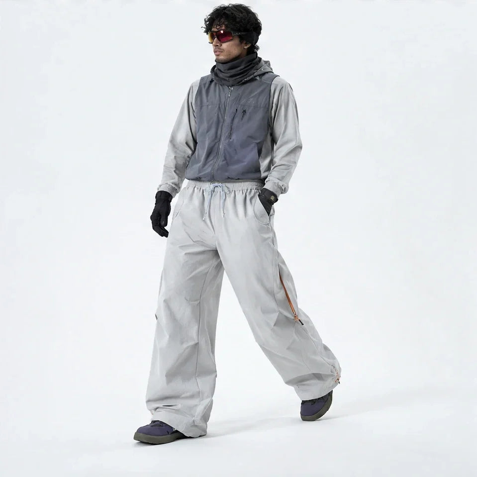 Murk - Unisex Quick-Dry Windproof & Lotus-Effect Waterproof Trousers - Light Grey