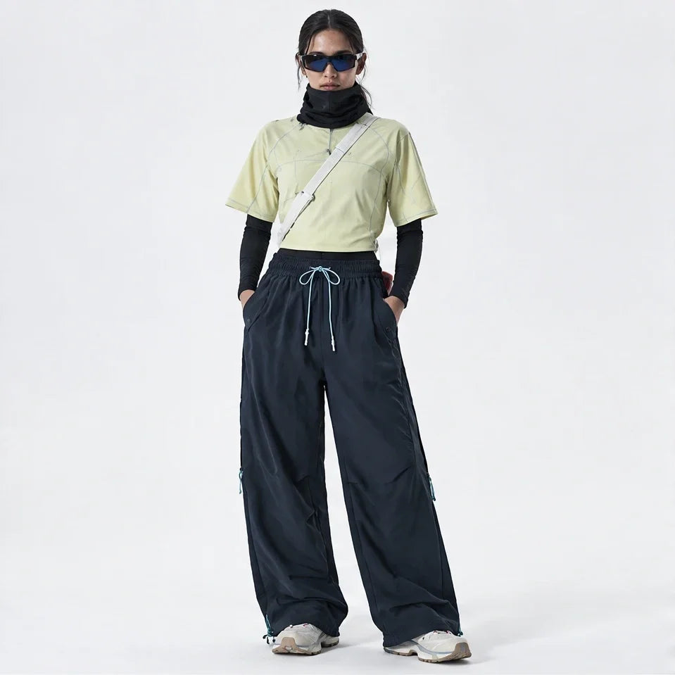 Murk - Unisex Quick-Dry Windproof & Lotus-Effect Waterproof Trousers - Navy Blue