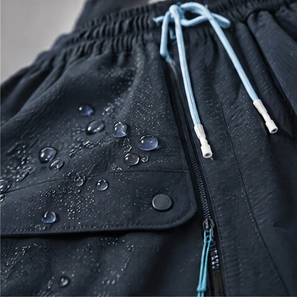 Murk - Unisex Quick-Dry Windproof & Lotus-Effect Waterproof Trousers - Navy Blue
