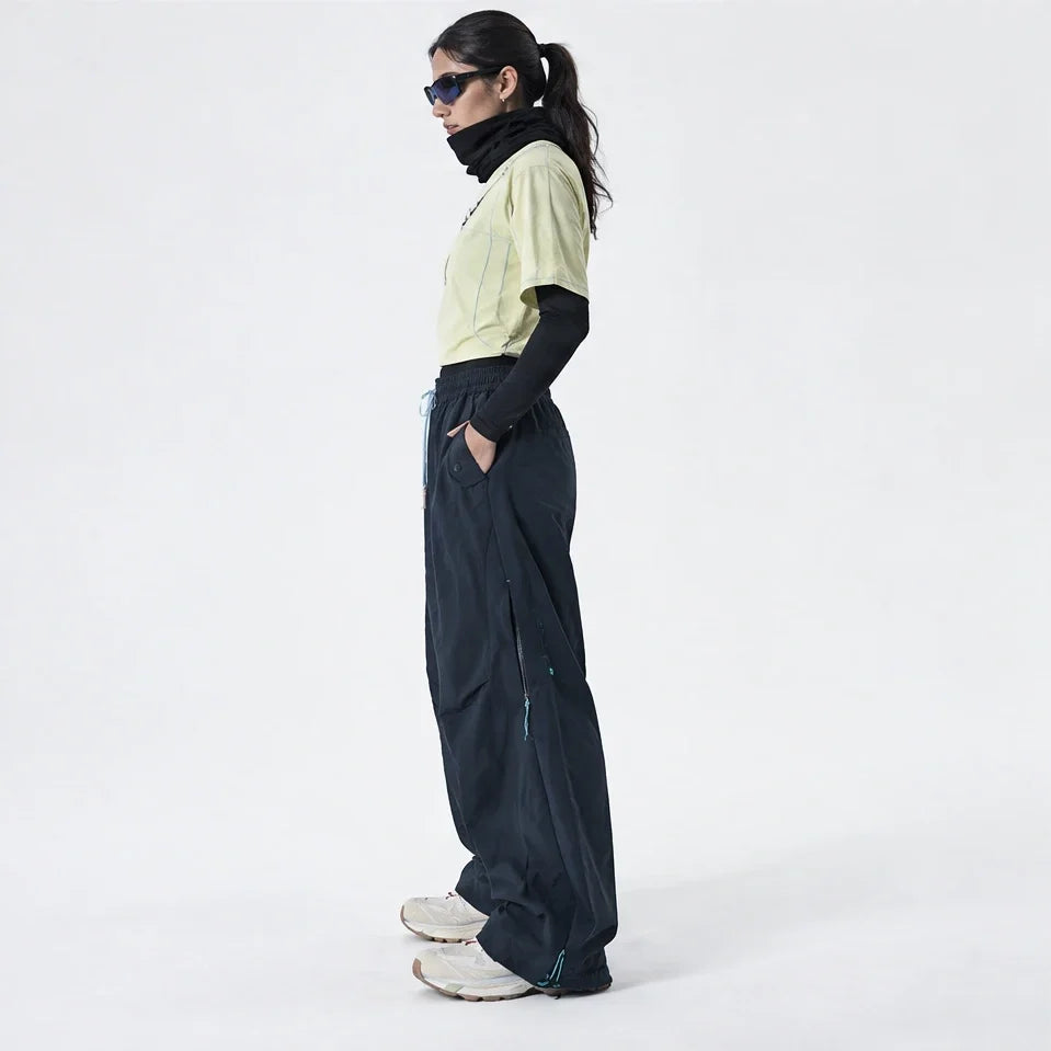 Murk - Unisex Quick-Dry Windproof & Lotus-Effect Waterproof Trousers - Navy Blue