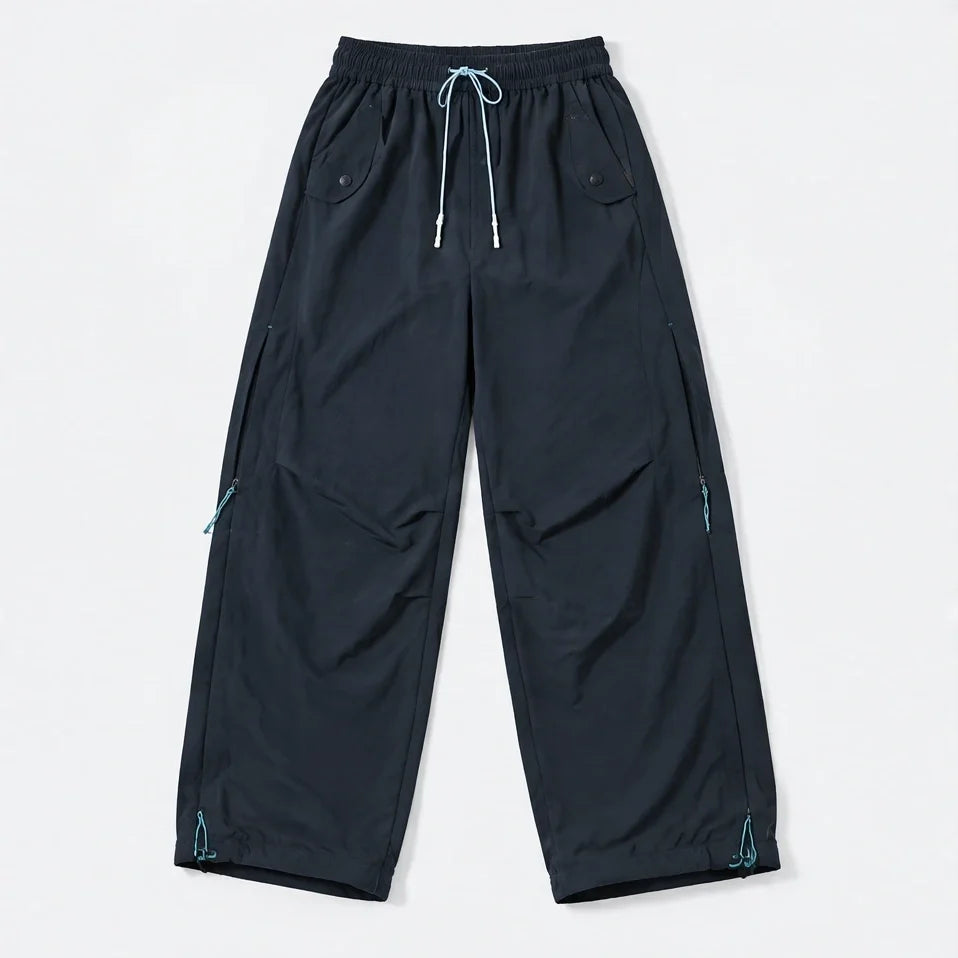 Murk - Unisex Quick-Dry Windproof & Lotus-Effect Waterproof Trousers - Navy Blue