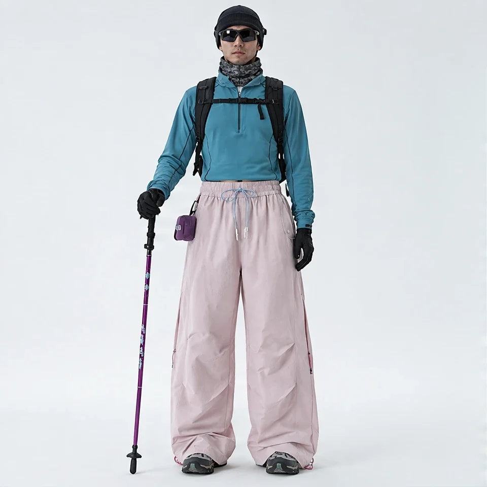 Murk - Unisex Quick-Dry Windproof & Lotus-Effect Waterproof Trousers - Pink