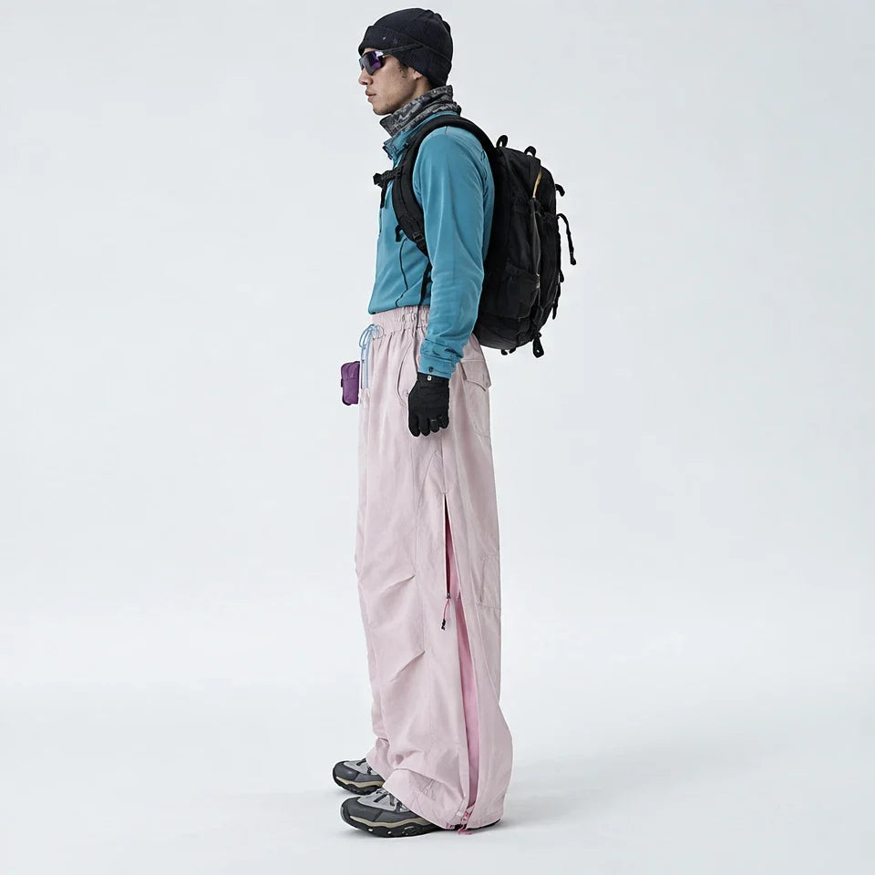 Murk - Unisex Quick-Dry Windproof & Lotus-Effect Waterproof Trousers - Pink