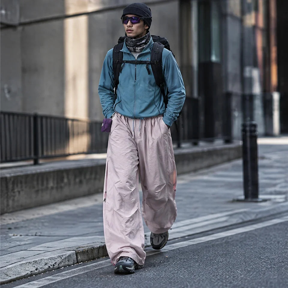 Murk - Unisex Quick-Dry Windproof & Lotus-Effect Waterproof Trousers - Pink