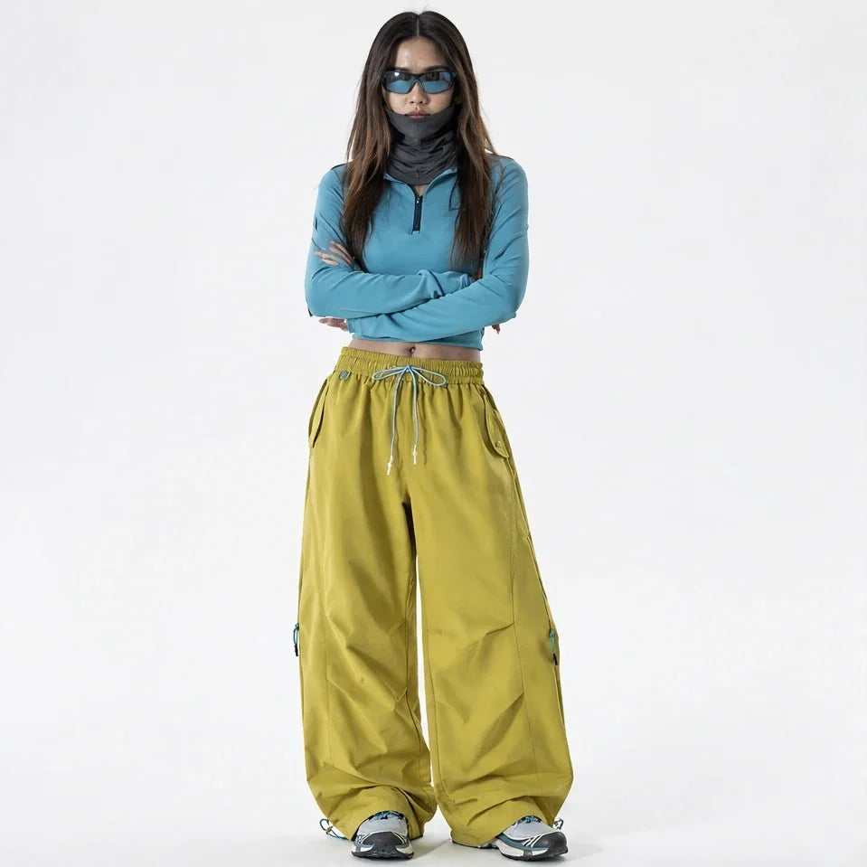 Murk - Unisex Quick-Dry Windproof & Lotus-Effect Waterproof Trousers - Yellow