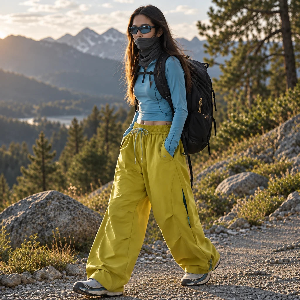 Murk - Unisex Quick-Dry Windproof & Lotus-Effect Waterproof Trousers - Yellow
