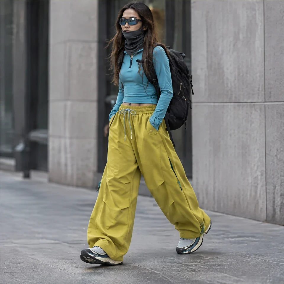 Murk - Unisex Quick-Dry Windproof & Lotus-Effect Waterproof Trousers - Yellow