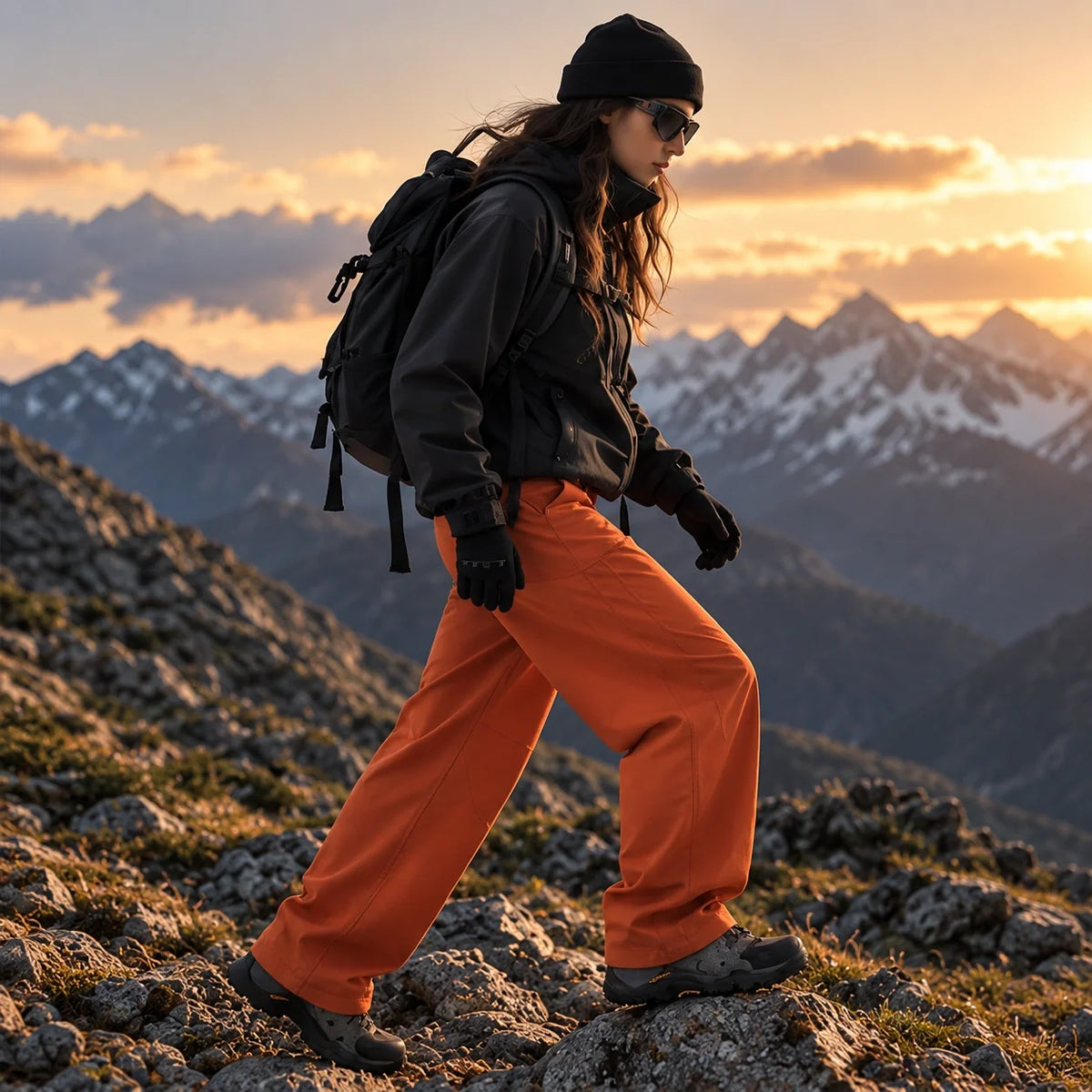 Force - Unisex Quick-Dry Windproof & Teflon® Waterproof Trousers - Orange