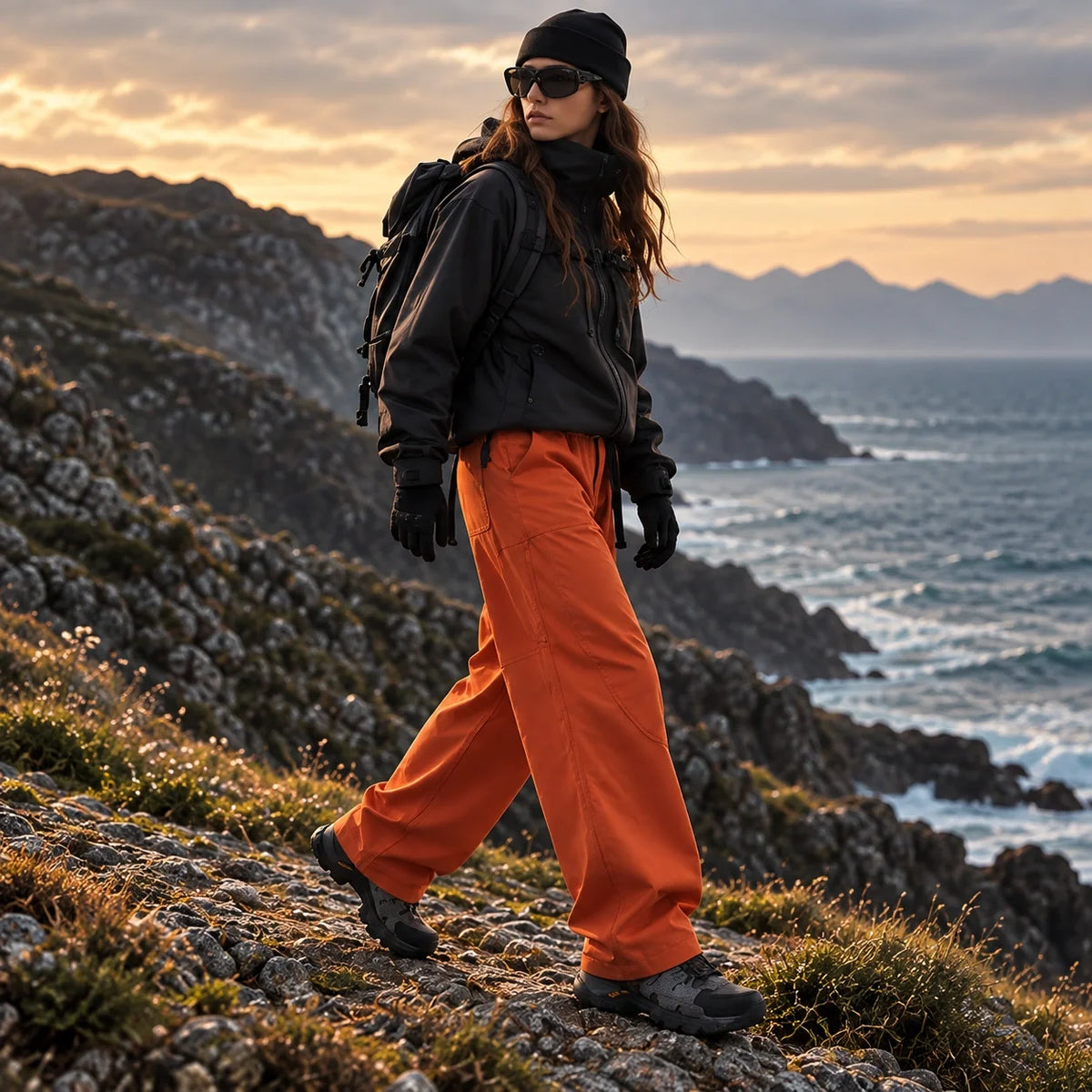 Force - Unisex Quick-Dry Windproof & Teflon® Waterproof Trousers - Orange