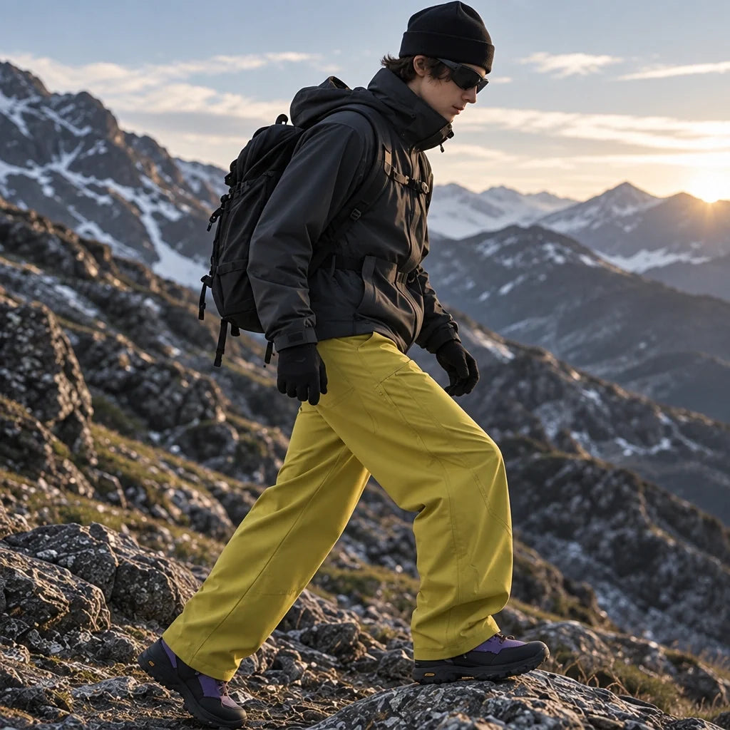 Force - Unisex Quick-Dry Windproof & Teflon® Waterproof Trousers - Yellow