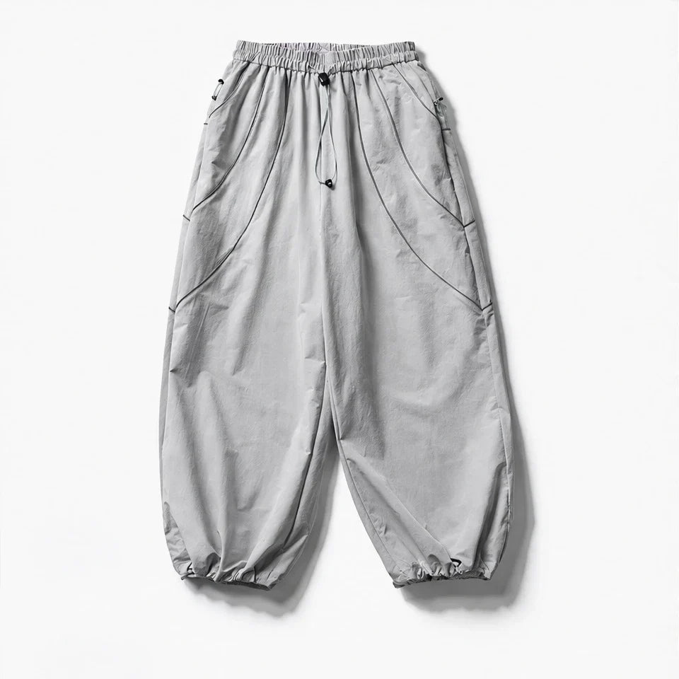 Howe - Unisex Quick-Dry Windproof & Reflective Waterproof Trousers - Grey