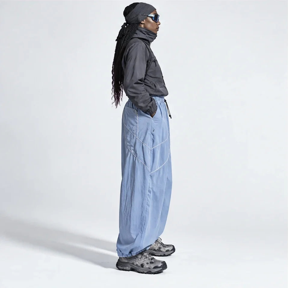 Howe - Unisex Quick-Dry Windproof & Reflective Waterproof Trousers - Light Blue