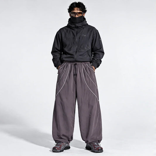 Howe - Unisex Quick-Dry Windproof & Reflective Waterproof Trousers - Purple