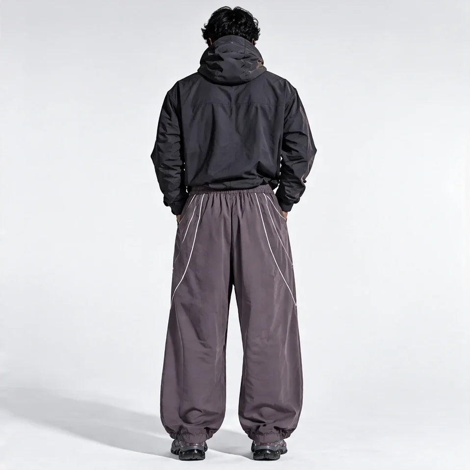 Howe - Unisex Quick-Dry Windproof & Reflective Waterproof Trousers - Purple