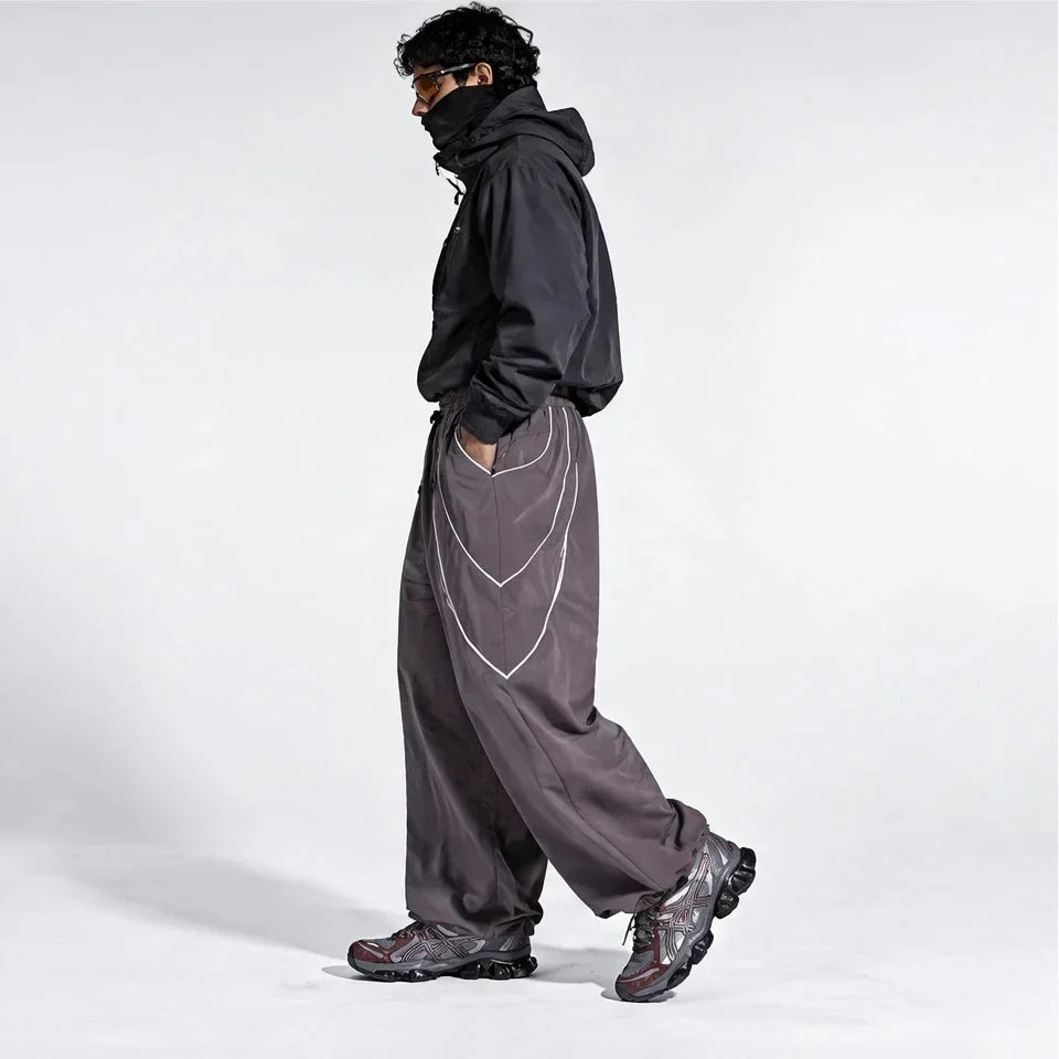 Howe - Unisex Quick-Dry Windproof & Reflective Waterproof Trousers - Purple