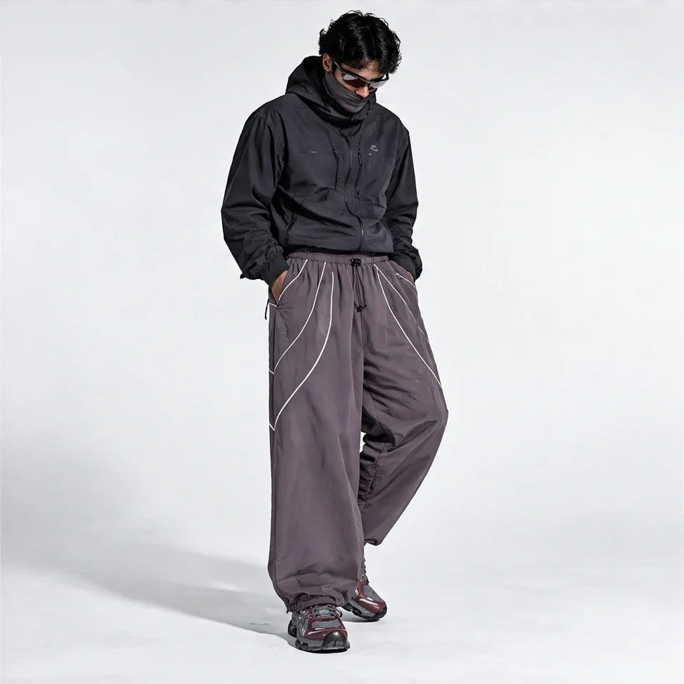 Howe - Unisex Quick-Dry Windproof & Reflective Waterproof Trousers - Purple