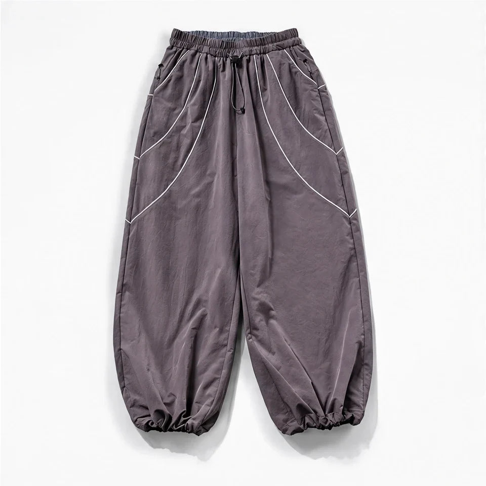 Howe - Unisex Quick-Dry Windproof & Reflective Waterproof Trousers - Purple