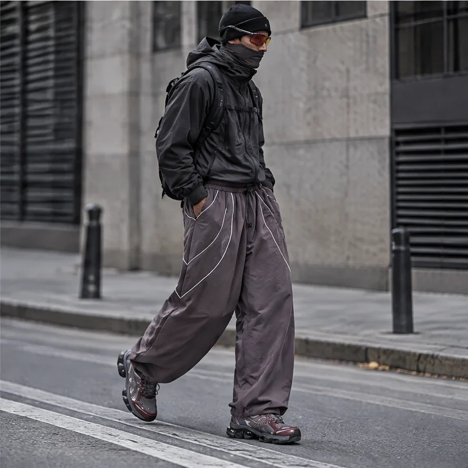 Howe - Unisex Quick-Dry Windproof & Reflective Waterproof Trousers - Purple