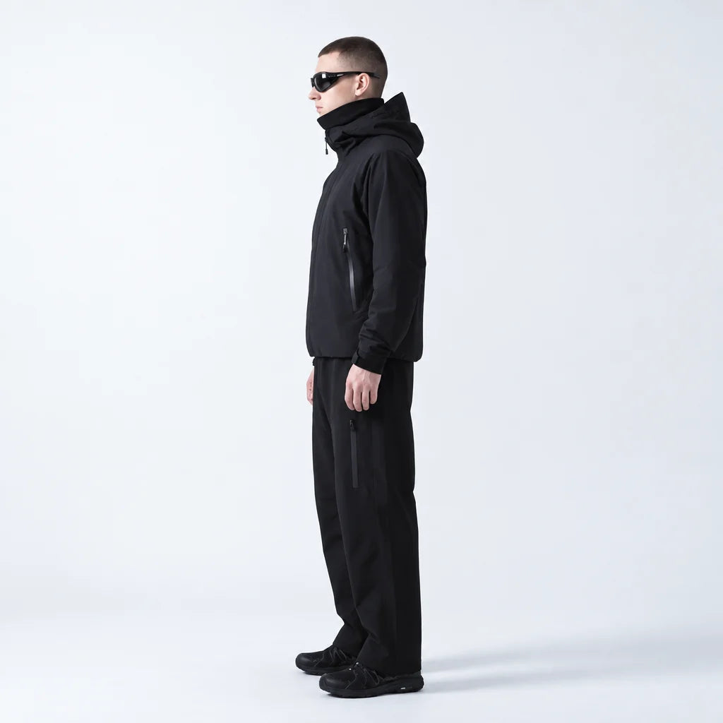 Lour - Unisex Quick-Dry Windproof & Wrinkle-Free Waterproof Trousers - Black
