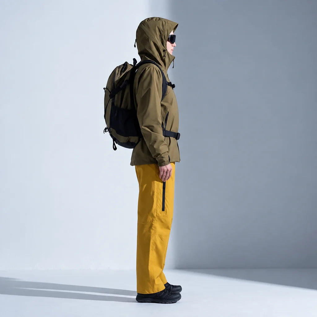 Lour - Unisex Quick-Dry Windproof & Wrinkle-Free Waterproof Trousers - Yellow