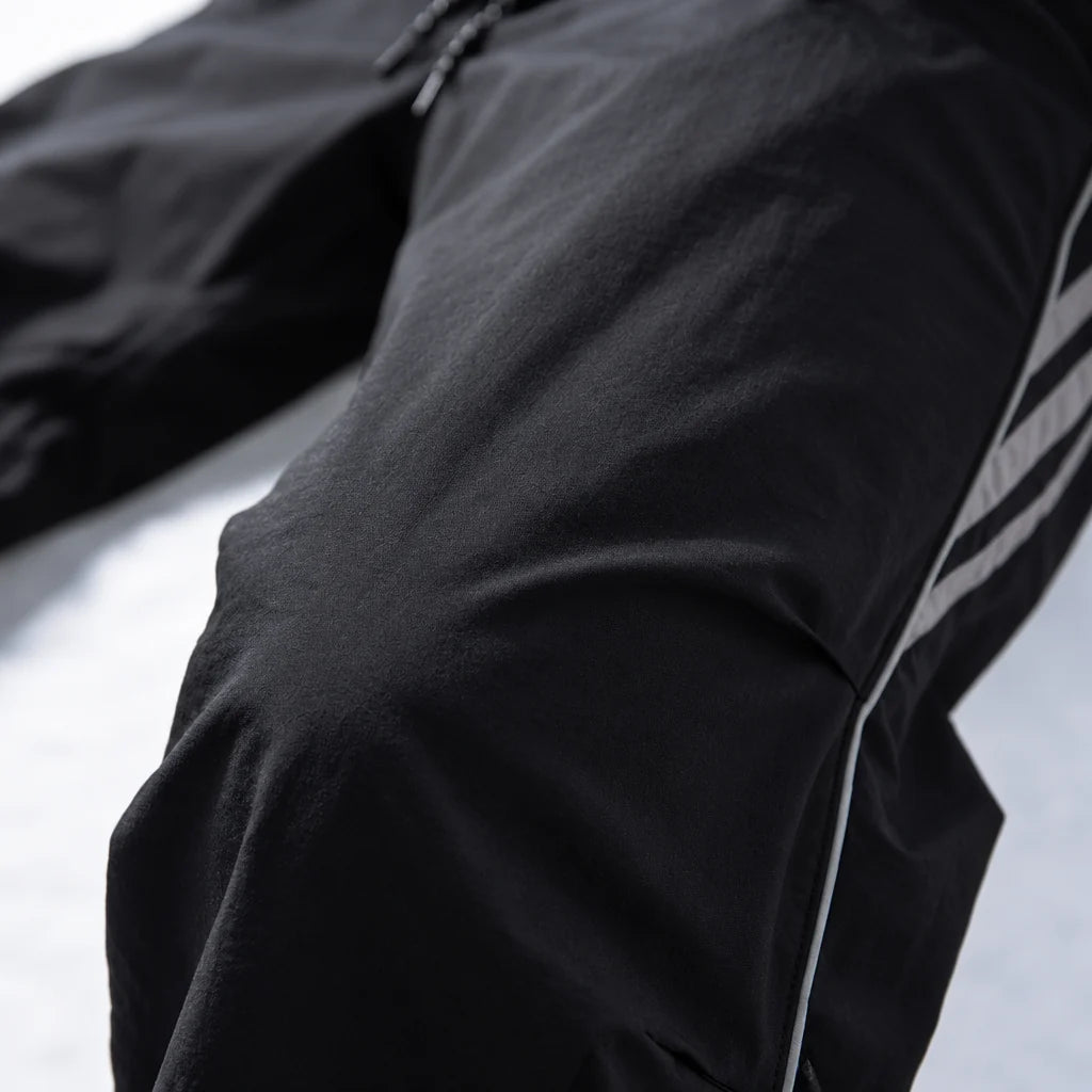 Dreich - Unisex Quick-Dry Windproof & Relaxed Fit Waterproof Trousers - Black
