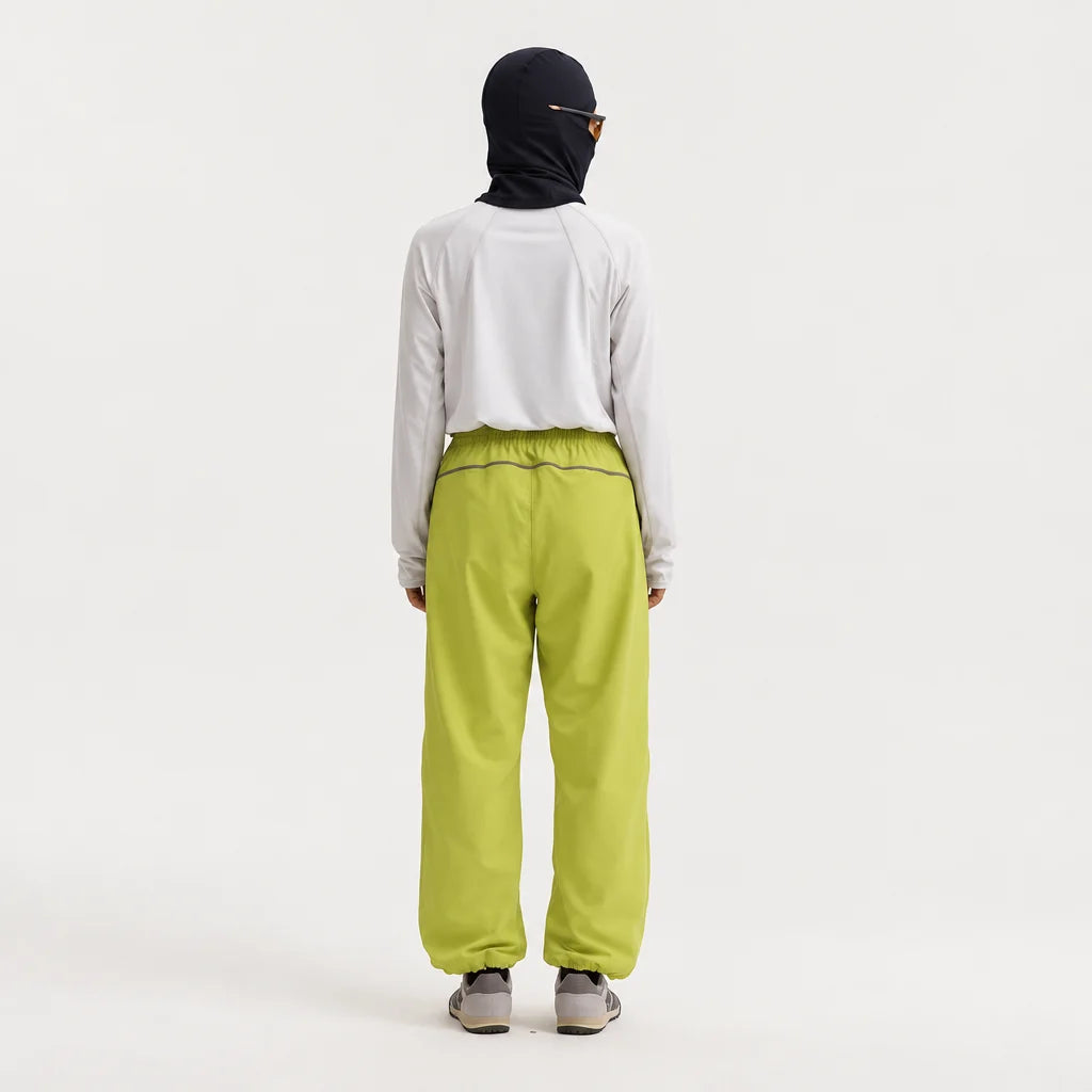 Dreich - Unisex Quick-Dry Windproof & Relaxed Fit Waterproof Trousers - Fluorescent Green