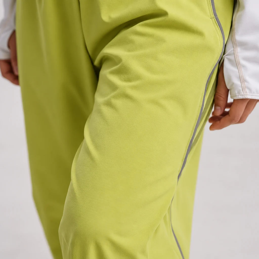 Dreich - Unisex Quick-Dry Windproof & Relaxed Fit Waterproof Trousers - Fluorescent Green