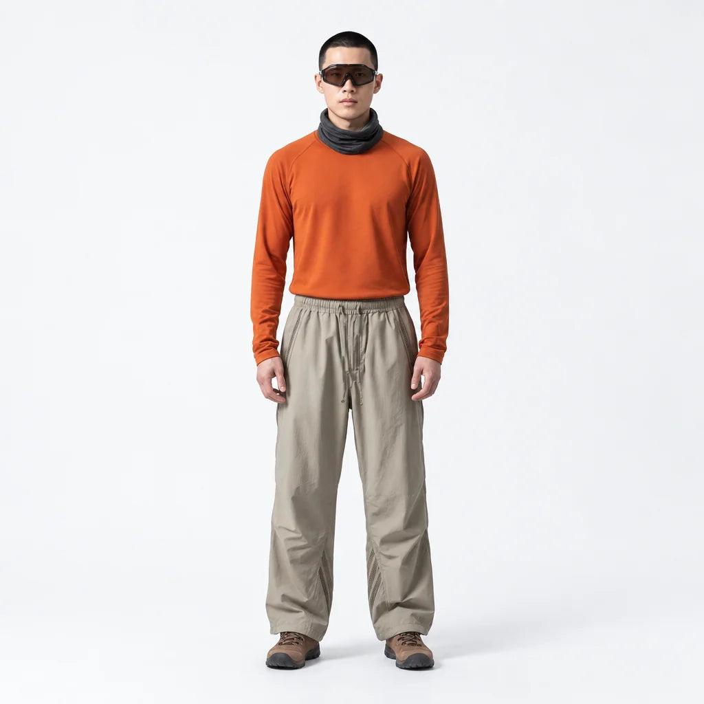 Dreich - Unisex Quick-Dry Windproof & Relaxed Fit Waterproof Trousers - Light Khaki