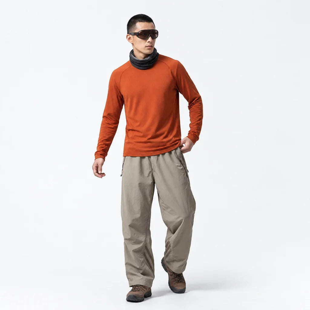 Dreich - Unisex Quick-Dry Windproof & Relaxed Fit Waterproof Trousers - Light Khaki