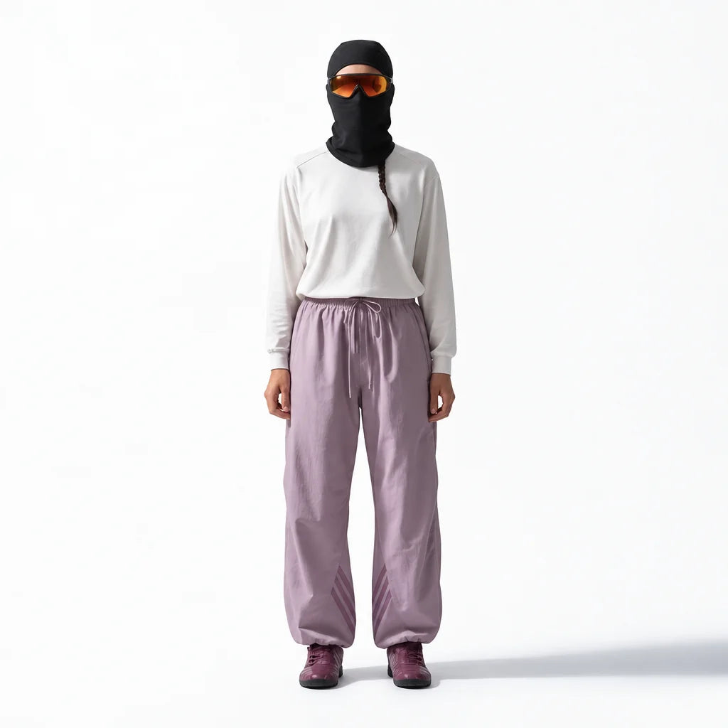 Dreich - Unisex Quick-Dry Windproof & Relaxed Fit Waterproof Trousers - Pink