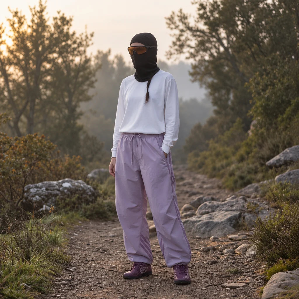 Dreich - Unisex Quick-Dry Windproof & Relaxed Fit Waterproof Trousers - Pink