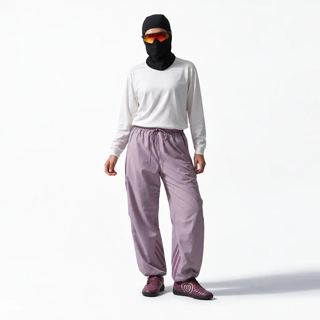 Dreich - Unisex Quick-Dry Windproof & Relaxed Fit Waterproof Trousers - Pink