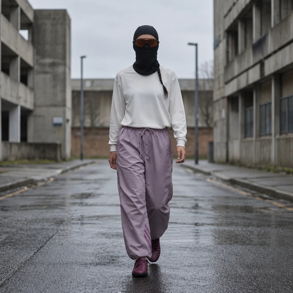Dreich - Unisex Quick-Dry Windproof & Relaxed Fit Waterproof Trousers - Pink