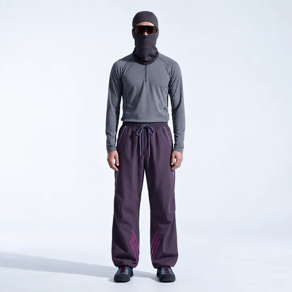 Dreich - Unisex Quick-Dry Windproof & Relaxed Fit Waterproof Trousers - Purple
