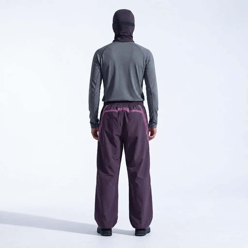Dreich - Unisex Quick-Dry Windproof & Relaxed Fit Waterproof Trousers - Purple