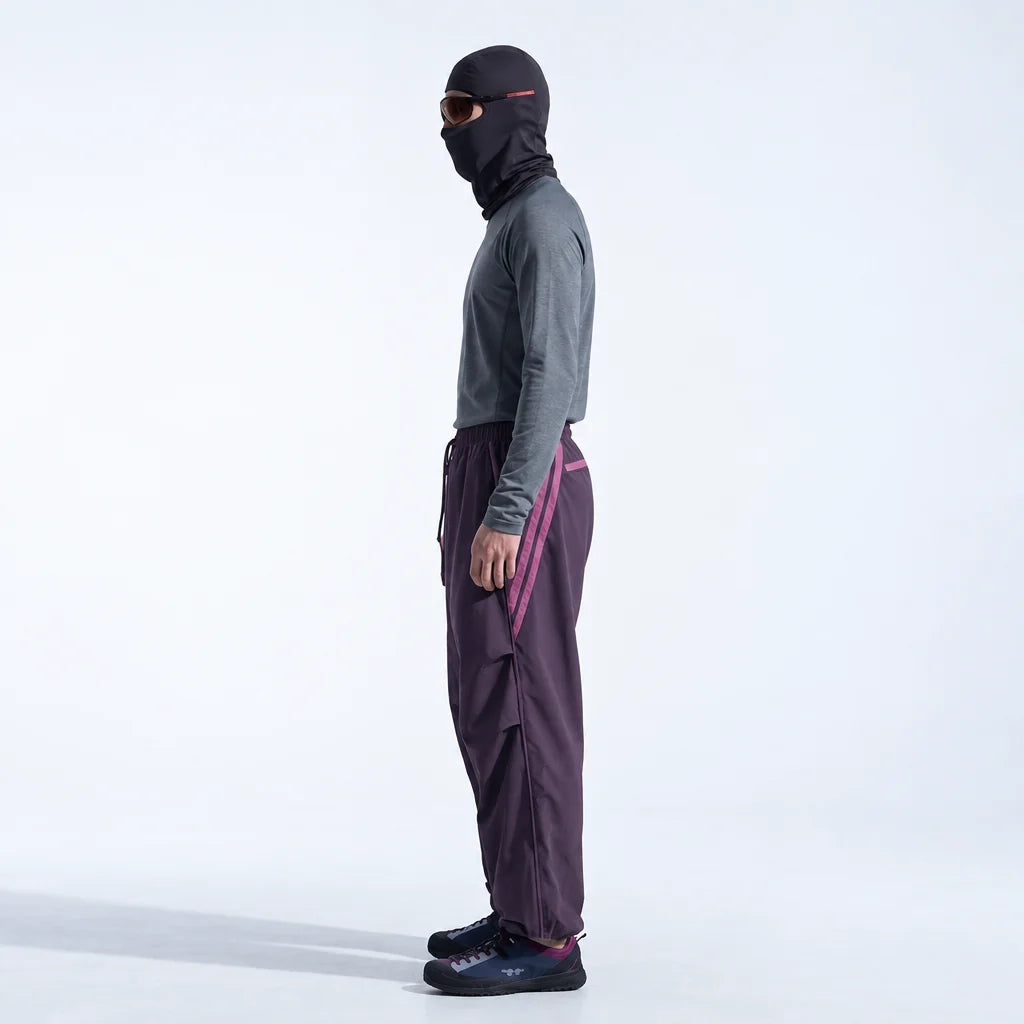 Dreich - Unisex Quick-Dry Windproof & Relaxed Fit Waterproof Trousers - Purple